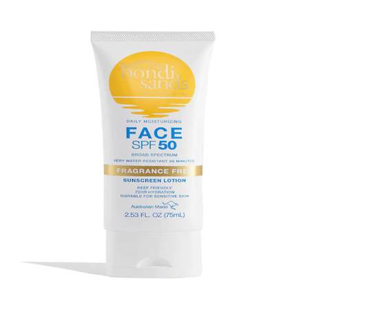 Bondi Sands Face Sunscreen Lotion SPF50+ 75mL